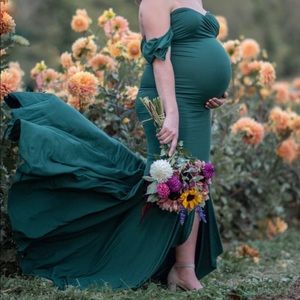 Maternity photo shoot dress